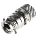 Jaeger Circular Connector, 3 Contacts, Cable Mount, Female, Standard Size, IP65, Metal Housing, Silver Contact 5324 110 06