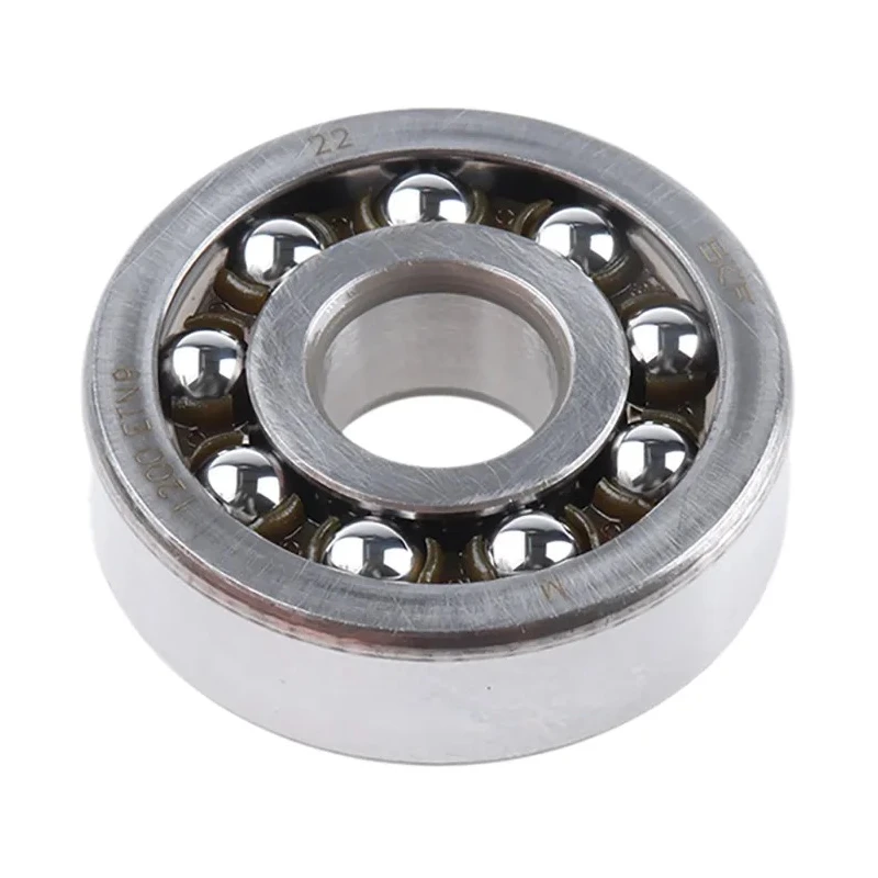 SKF Self-Aligning 2 Row Ball Bearing 10 mm ID 30 mm OD 9 mm Race Width Non-Metallic Cage 1200 ETN9