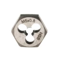 RS PRO High Speed Steel Die Nut M5 Thread Size, Thickness 0.25in, Hex Size 18.03 mm 424-235