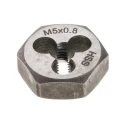 RS PRO High Speed Steel Die Nut M5 Thread Size, Thickness 0.25in, Hex Size 18.03 mm 424-235