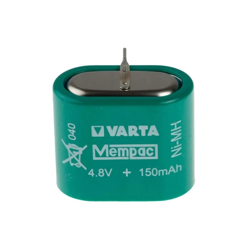 Varta 4.8 V Nickel Metal Hydride Button Rechargeable Battery 150 mAh 55615604940