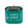 Varta 4.8 V Nickel Metal Hydride Button Rechargeable Battery 150 mAh 55615604940