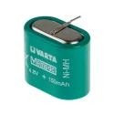 Varta 4.8 V Nickel Metal Hydride Button Rechargeable Battery 150 mAh 55615604940
