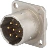 Jaeger Circular Connector, Female, 4 Contacts, Miniature Aluminium Housing, Solder Termination, Series 5338 5338 000 06