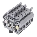 Entrelec MB Series 1-Level Fused DIN Rail Terminal Grey, 10mm² Cable CSA, 600V, Screw Termination 1SNA111034R0400
