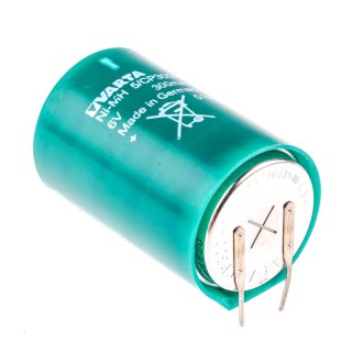 Varta 6 V Nickel Metal Hydride Button Rechargeable Battery 300 mAh 25.1mm Diameter CP300H 55630605800