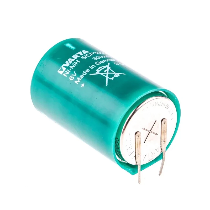 Varta 6 V Nickel Metal Hydride Button Rechargeable Battery 300 mAh 25.1mm Diameter CP300H 55630605800