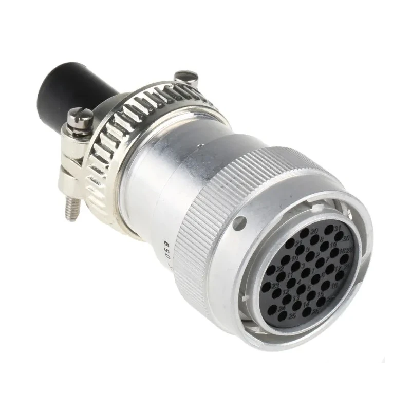 Deutsch Circular Connector, 31 Contacts, Cable Mount, 1.59 mm, Plug Female, IP67, 13A, 250V, Bayonet HD36-24-31SE-059