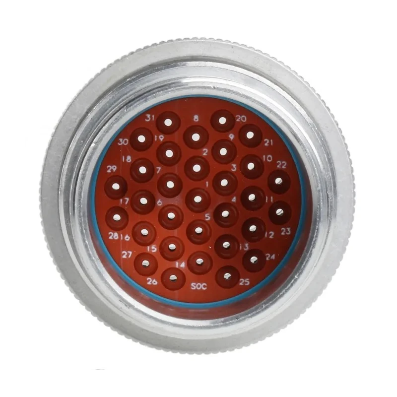 Deutsch Circular Connector, 31 Contacts, Cable Mount, 1.59 mm, Plug Female, IP67, 13A, 250V, Bayonet HD36-24-31SE-059