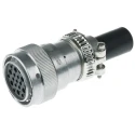 Deutsch Industrial Circular Connector 19 Contacts Cable Plug Female 2.39 mm IP67 250V HD30 Series HD36-24-19SE-059