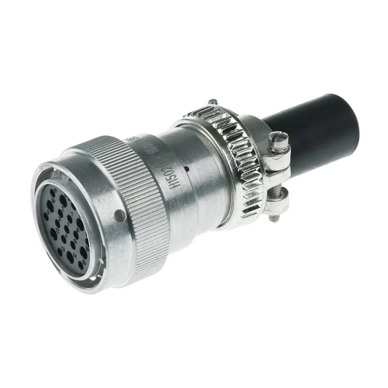 Deutsch Industrial Circular Connector 19 Contacts Cable Plug Female 2.39 mm IP67 250V HD30 Series HD36-24-19SE-059