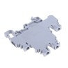 Entrelec SNA Series DIN Rail Terminal Block Grey 4mm² 2-Level Screw Termination 800V AC 32A 1SNA115271R2200