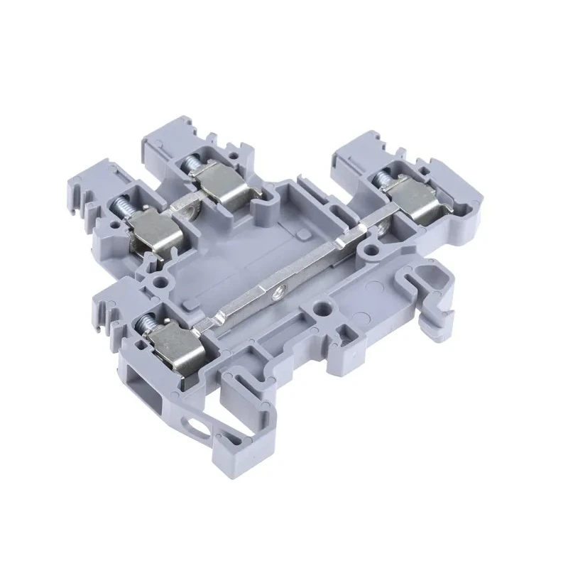 Entrelec SNA Series DIN Rail Terminal Block Grey 4mm² 2-Level Screw Termination 800V AC 32A 1SNA115271R2200