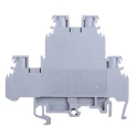 Entrelec SNA Series DIN Rail Terminal Block Grey 4mm² 2-Level Screw Termination 800V AC 32A 1SNA115271R2200