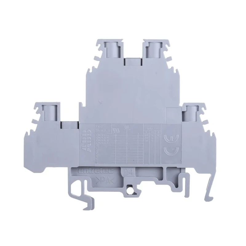 Entrelec SNA Series DIN Rail Terminal Block Grey 4mm² 2-Level Screw Termination 800V AC 32A 1SNA115271R2200