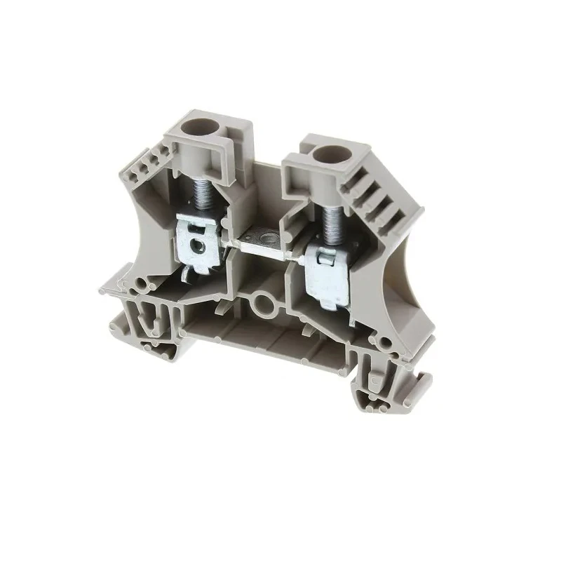 Weidmüller WDU Series Feed Through Terminal Block Brown, 10mm² Cable CSA, 57A Current, 1-Level, Screw, ATEX 1020300000