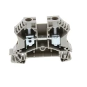 Weidmüller WDU Series Feed Through Terminal Block Brown, 10mm² Cable CSA, 57A Current, 1-Level, Screw, ATEX 1020300000