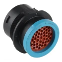 Deutsch Industrial Circular Connector, 47 Contacts, Panel Mount, 1.59 mm Socket Male, IP67 Rated, HD20 HDP24-24-47PE-L017