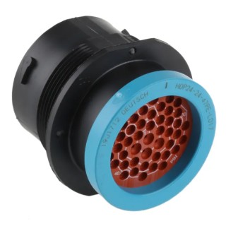 Deutsch Industrial Circular Connector, 47 Contacts, Panel Mount, 1.59 mm Socket Male, IP67 Rated, HD20 HDP24-24-47PE-L017
