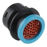 Deutsch Industrial Circular Connector, 47 Contacts, Panel Mount, 1.59 mm Socket Male, IP67 Rated, HD20 HDP24-24-47PE-L017