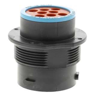 Deutsch Circular Connector 8 Contacts Panel Mount Socket Male 1.59 mm 13A 250V IP67 HDP24-18-8PE