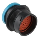 Deutsch Industrial Circular Connector, 47 Contacts, Panel Mount, 1.59 mm Socket Male, IP67 Rated, HD20 HDP24-24-47PE-L017