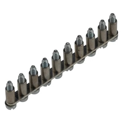 Entrelec BJM Series Jumper Bar for Use with DIN Rail Terminal Blocks 1SNA173226R2700