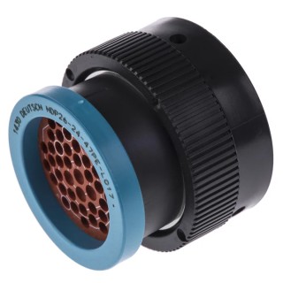 Deutsch Circular Connector 47 Contacts Cable 1.59 mm Plug Male IP67 HD20 Series HDP26-24-47PE-L017