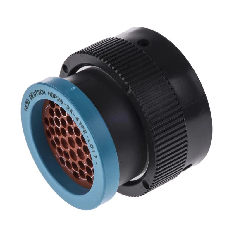 Deutsch Circular Connector 47 Contacts Cable 1.59 mm Plug Male IP67 HD20 Series HDP26-24-47PE-L017