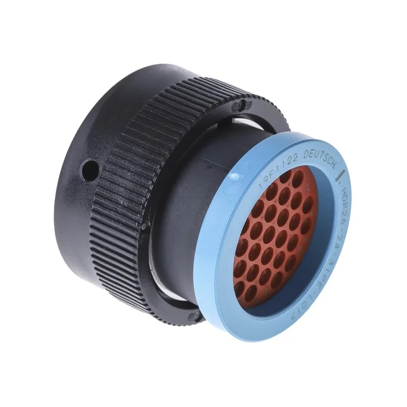 Deutsch Industrial Circular Connector, 31 Contacts, Cable Mount, 1.59 mm Size, Plug Male, IP67 Rated HDP26-24-31PE-L017