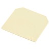 Weidmüller SAK Series End Cover for Use with DIN Rail Terminal Blocks, Beige Polyamide, ATEX Certified 0117960000