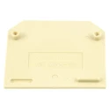 Weidmüller SAK Series End Cover for Use with DIN Rail Terminal Blocks, Beige Polyamide, ATEX Certified 0117960000