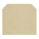 Weidmüller SAK Series End Cover for Use with DIN Rail Terminal Blocks, Beige Polyamide, ATEX Certified 0117960000