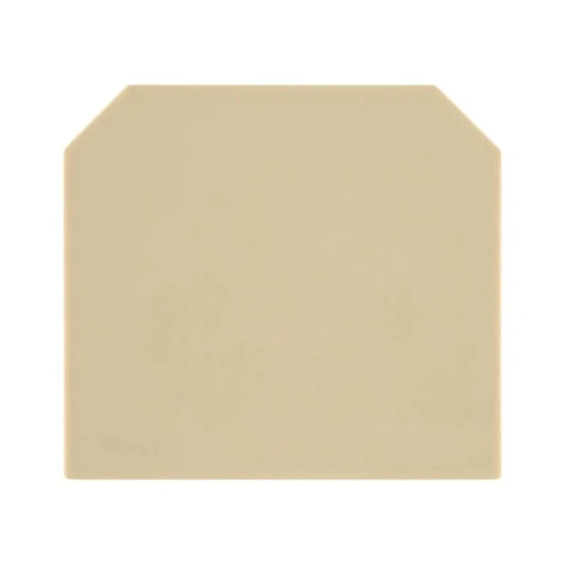 Weidmüller SAK Series End Cover for Use with DIN Rail Terminal Blocks, Beige Polyamide, ATEX Certified 0117960000