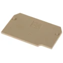 Weidmüller AP SAKR BE Series End Cover Beige Polyamide for DIN Rail Terminal Blocks 0211360000