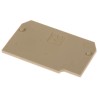 Weidmüller AP SAKR BE Series End Cover Beige Polyamide for DIN Rail Terminal Blocks 0211360000