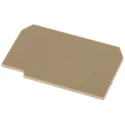 Weidmüller AP SAKR BE Series End Cover Beige Polyamide for DIN Rail Terminal Blocks 0211360000