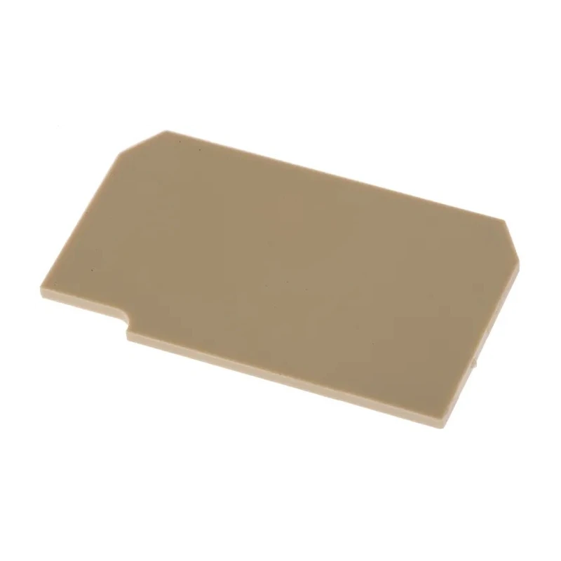 Weidmüller AP SAKR BE Series End Cover Beige Polyamide for DIN Rail Terminal Blocks 0211360000