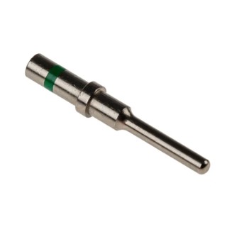 Deutsch 0460 Series Male Crimp Terminal 14 AWG Min, 14 AWG Max, Nickel Plated Copper Alloy 0460-215-16141