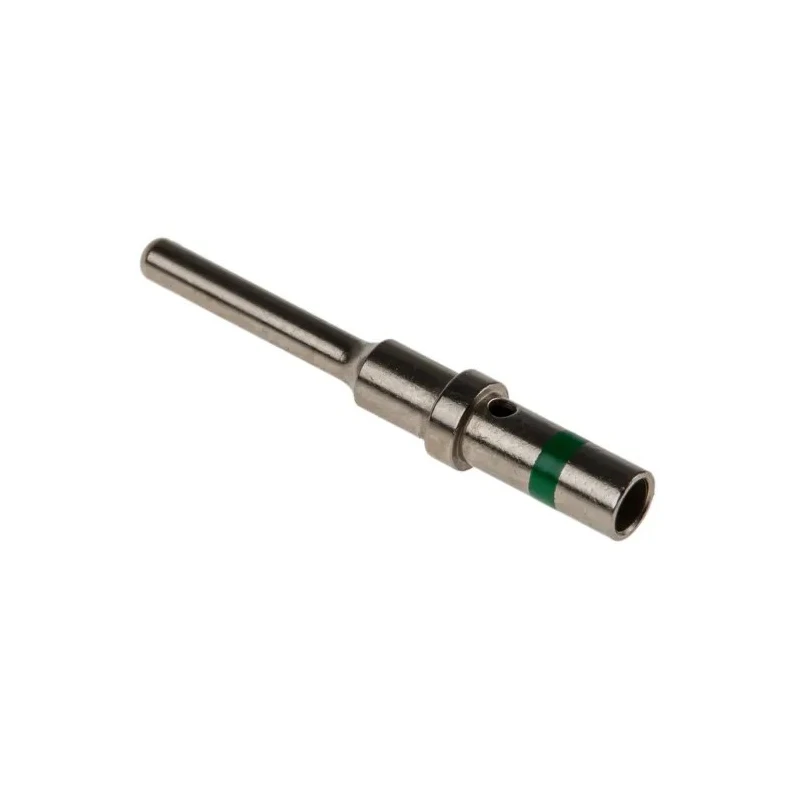 Deutsch 0460 Series Male Crimp Terminal 14 AWG Min, 14 AWG Max, Nickel Plated Copper Alloy 0460-215-16141