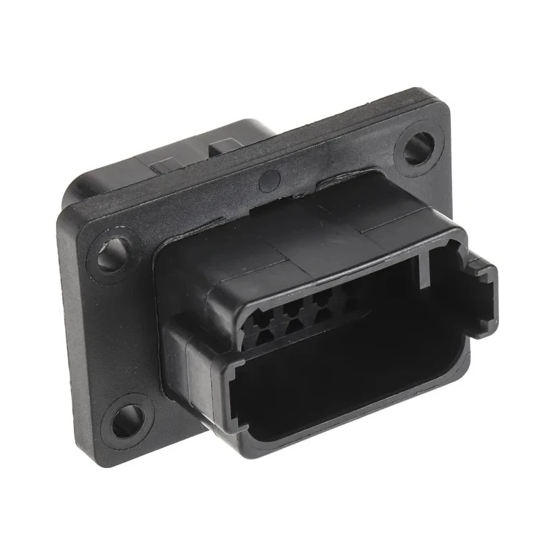 Deutsch Automotive Connector Female Black Panel Mount 12 Way Crimp Termination DT04-12PA-CL06
