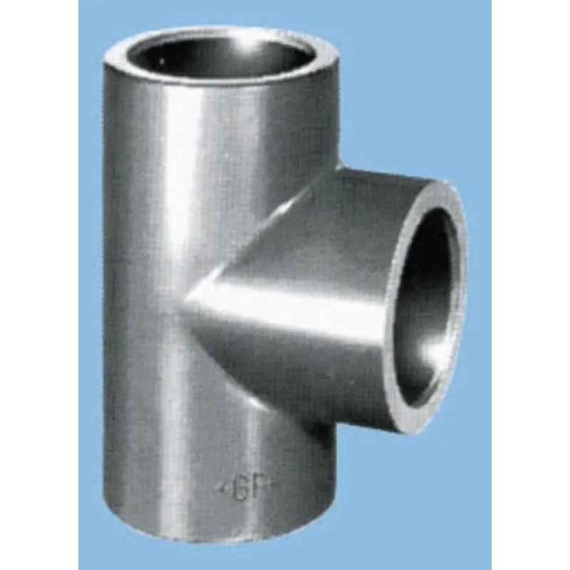 Georg Fischer Plastic Pipe Fitting 90° Tee Polyvinyl Chloride 16 bar 3.85in Length 723200109