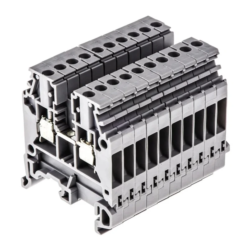 Entrelec SNA Series DIN Rail Terminal Block Grey, 2.5mm² Cable, 1-Level, Screw Termination 1SNA115486R0300