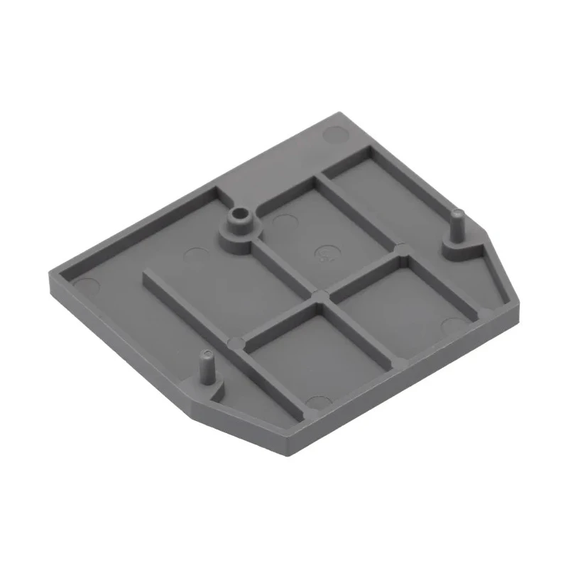 Entrelec FEM Series Grey Polyamide End Section for Use with Terminal Block 1SNA114994R0700