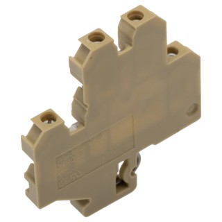 Weidmüller DK Series Double Level Terminal Block Brown, 4mm², 2-Level, Screw 0590060000