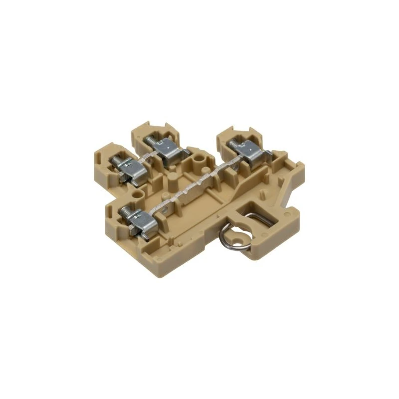 Weidmüller DK Series Double Level Terminal Block Brown, 4mm², 2-Level, Screw 0590060000