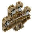 Weidmüller DK Series Double Level Terminal Block Brown, 4mm², 2-Level, Screw 0590060000