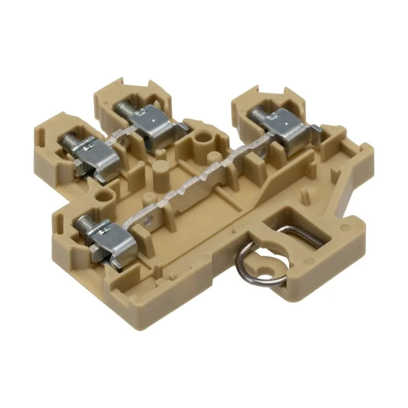 Weidmüller DK Series Double Level Terminal Block Brown, 4mm², 2-Level, Screw 0590060000