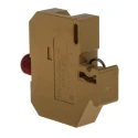 Weidmüller SAKS Series Fused DIN Rail Terminal Yellow 10mm² 1-Level Fused Screw 0211120000