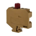 Weidmüller SAKS Series Fused DIN Rail Terminal Yellow 10mm² 1-Level Fused Screw 0211120000